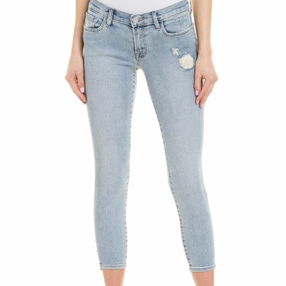 J BRAND 9326 Amateur Skinny Crop Distress Jeans - Picture 5 of 7